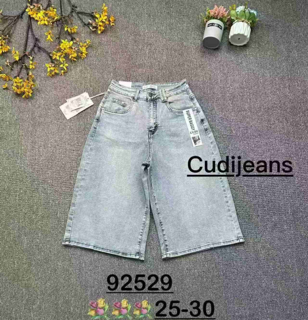Rybaczki damskie jeans Roz 25-30, 1 Kolor Paczka 10 szt